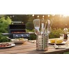 Vita Perfect 1 x Stainless Steel Utensil Holder Kitchen Organiser