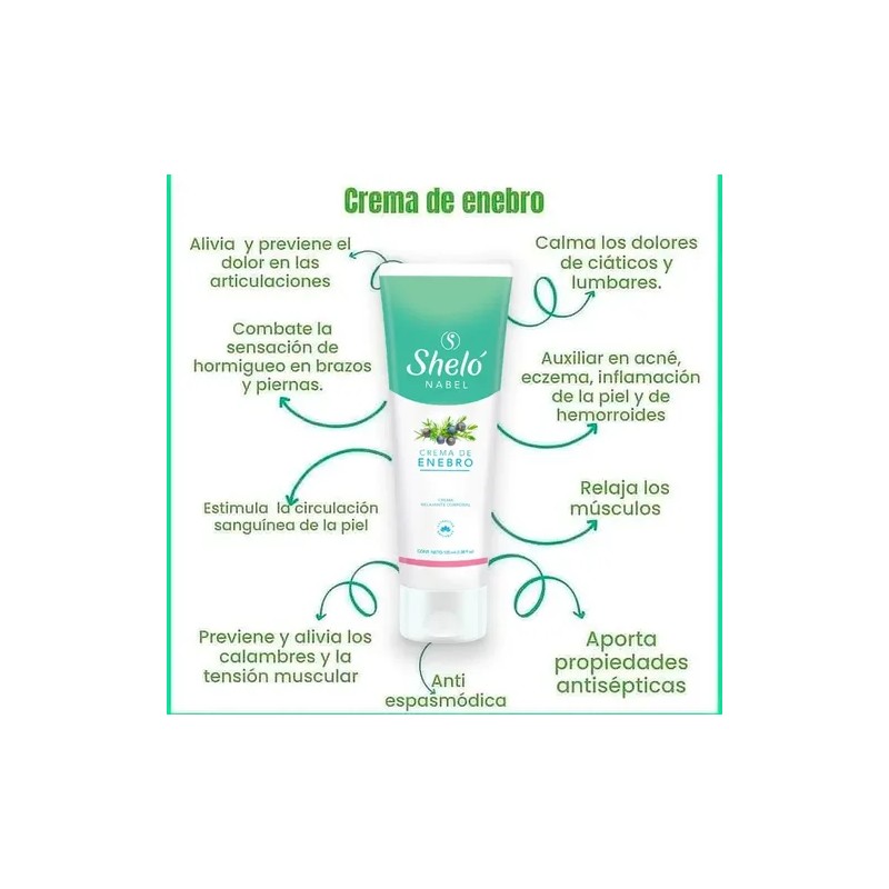 Crema De Enebro 2 Piezas Shelo Nabel