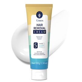Hair Removal Cream for Sensitive Skin with Aloe Vera & Licorice Extract, Soothes Skin During Hair Removal, Hydrates & Conditions, Suitable for All Skin Types, Men and Women