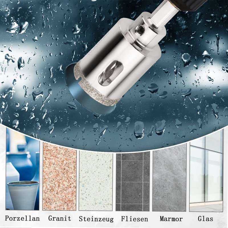 Glass Drill Hole Saw 25 mm, Drill Hollow Drill Bit