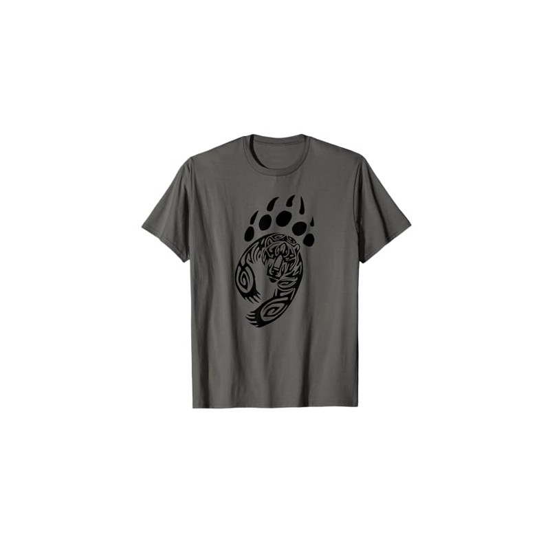 Orso Abbigliamento Zampa Stampa Grizzly Artiglio Nero Ragazzo Ragazza Bambini