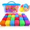 24 Pack Slow Rising Stress Cube: Stretchy Fidget Toys for