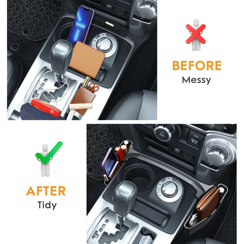 Center Console Organizer Compatible with Toyota 4Runner 2010-2019, 2020 2021
