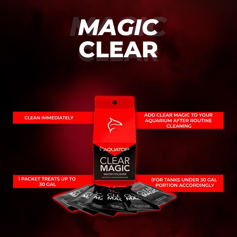Aquatop Clear Magic Water Polisher - Safe for Freshwater and