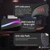 Attoe Gaming Mouse with 5 D Rocker, Wireless Vertical Mouse