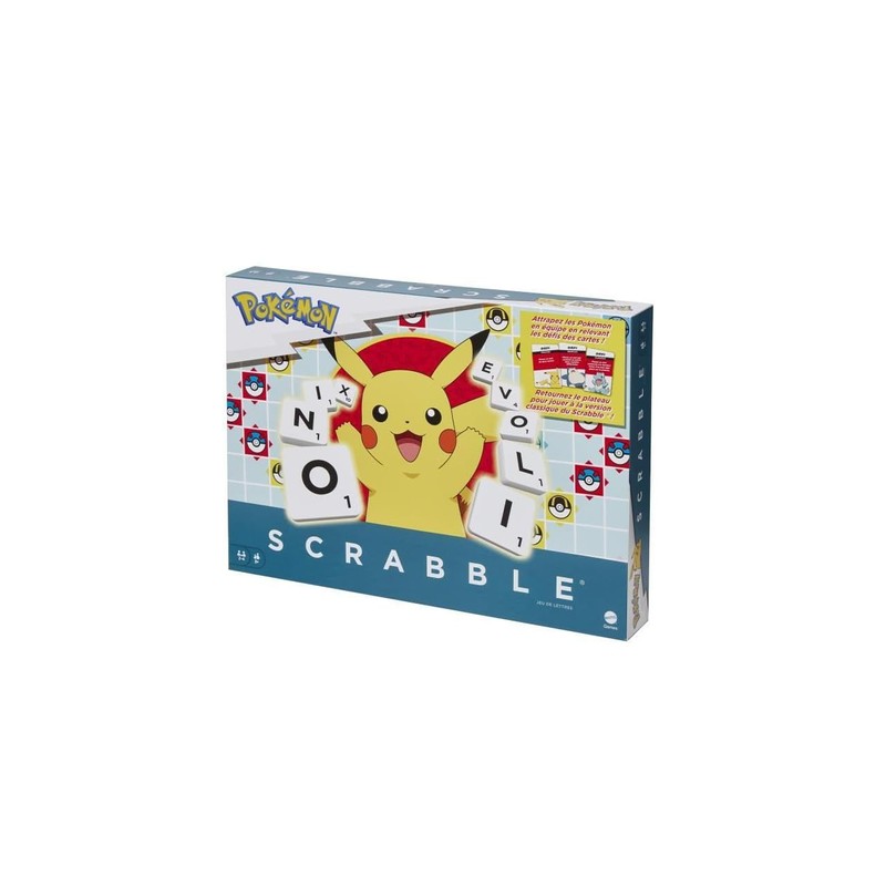 Scrabble Pokémon-Jeu de société family with 2 modes de jeu