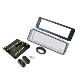 Mount Radio Stereo Install Dash Kit and Clear SPLASHGUARD Compatible with Harley Davidson FLHT