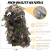 Ghillie Camouflage Leafy Hat Hunting Face Mask 3D Full Cover