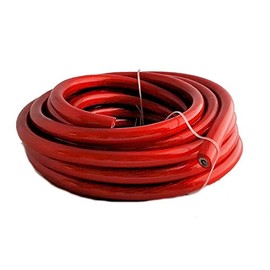 IMC Audio 1/0 Gauge 15 Ft Red Power Wire Car Audio Amplifier Amp Cable 0 Awg