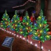 Solar Christmas Tree Lights (4 Set) – 80 Multicolor Strawberry