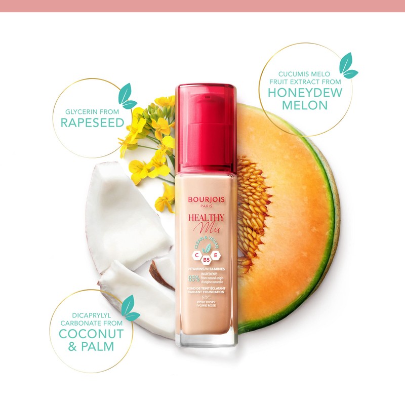 BOURJOIS Paris Healthy Mix Clean & Vegan Radiant Foundation