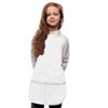 White Kids Art Smock, Apron, Extra Large, Poly/Cotton Twill Fabric