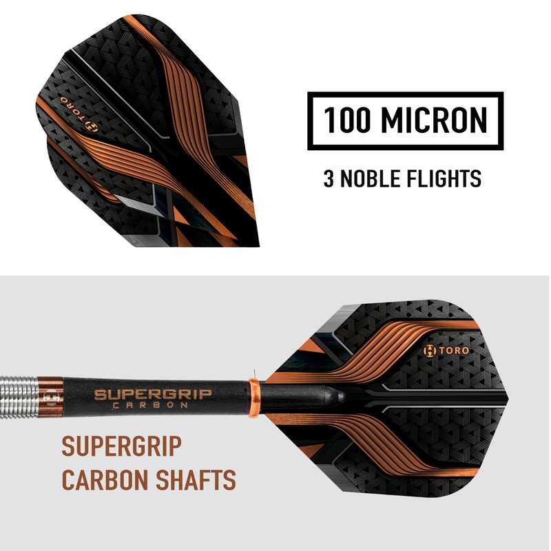 Harrows Toro 90% Tungsten Steel Tip Darts Set 22g, 23g,