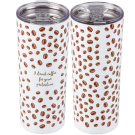 Primitives by Kathy Insulated Coffee Tumbler - I drink coffee..protection