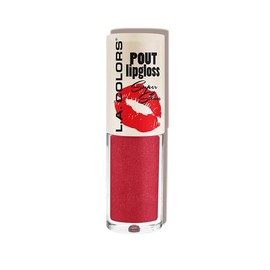 L.A. COLORS Pout Shiny Lipgloss, French Kiss CLG647