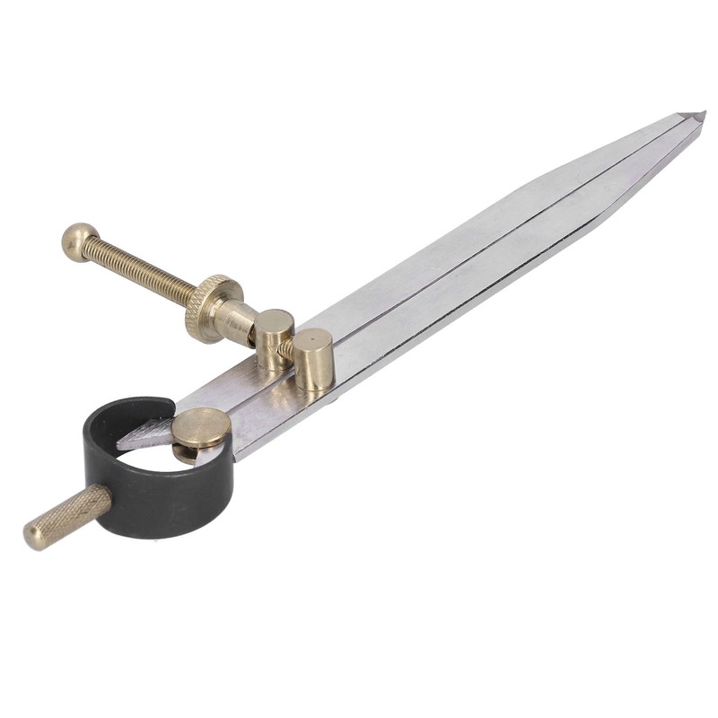 Spacing Gauge Adjustable Wing Divider Leather Craft Drawing Compasses Woodworking