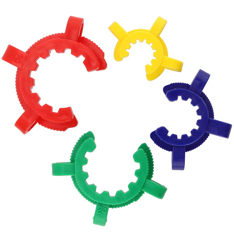 JEUIHAU 32 PCS Plastic Keck Clips, Keck Clamp, Plastic Joint