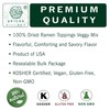 Spices Village Dried Ramen Toppings, Vegetable Mix, Nutritious Dehydrated Vegetables,