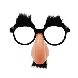 VIGUEUR Disguise Glasses with Nose, Big Nose Glasses Funny for Party