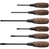 Vessel Woody Penetrating Screwdriver Non-Slip Grip Set of 6 (Boxed)