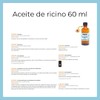 Aceite de Ricino Orgánico para Pestañas Cejas o Cabello Paquete