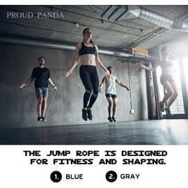Cuerda de saltar con peso para entrenamiento, cuerda de saltar profesional de 1 libra con longitud ajustable y agarres cómodos de silicona, cuerdas de saltar pesadas para adultos, fitness, mujeres y hombres, ejercicio de entrenamiento de resistencia cardi