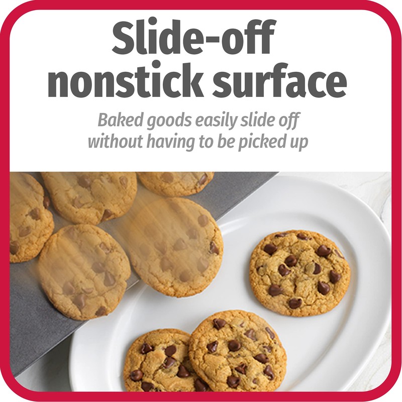 GoodCook AirPerfect Nonstick Steel Insulated Cookie Sheets, Assorted Size No-Burn