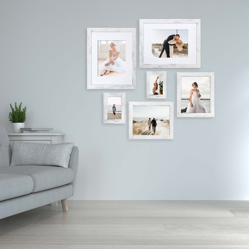iRahmen 8x10 Picture Frame Set of 4, High Definition Glass