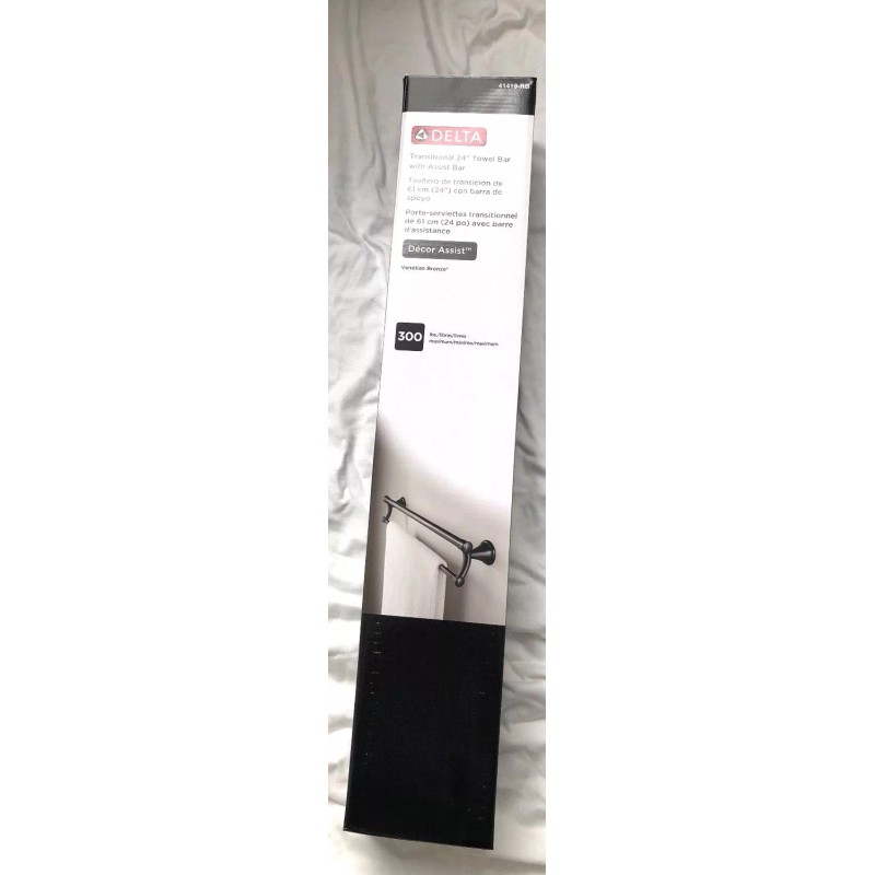 Delta 24" double towel bar Venetian Bronze