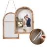 WLZGDFB Shadow Box Frame with Clear Acrylic Door, Removable Shelves