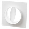 Ø 100mm / 4 inch Ventilation Wall Flange with Backdraught