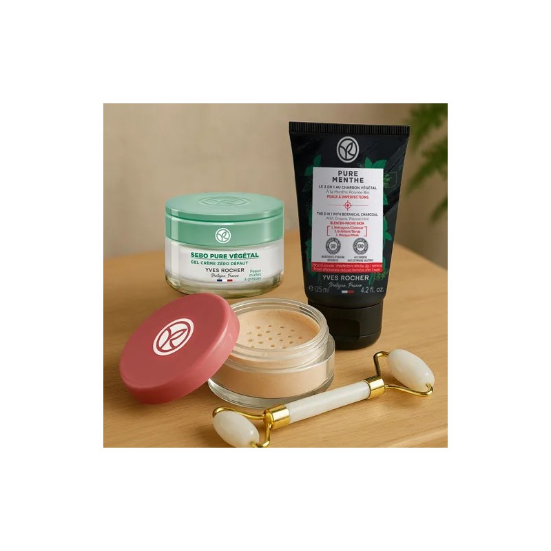 Set Regalo Polvo Traslúcido, Mascarilla Y Crema Facial