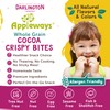 Appleways Whole Grain Cocoa Crispy Bites, All-Natural Individually Wrapped Crispy