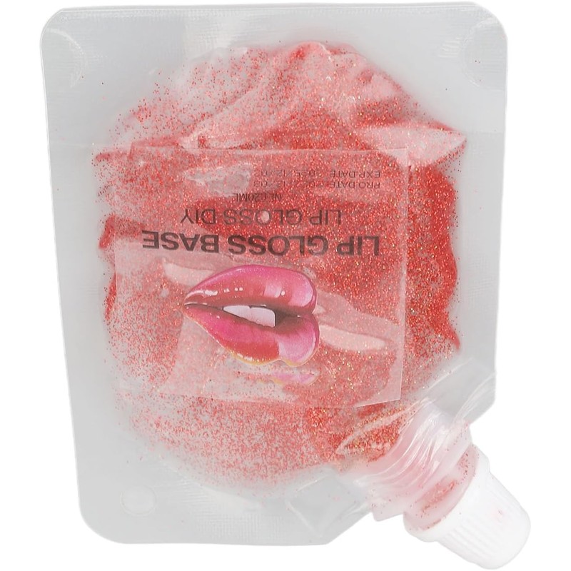 Clear Lip Gloss Base , Pearly Moisturizing 20ml Glitter Lip