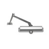 Global Door Controls Commercial Door Closer in Aluminum - Size