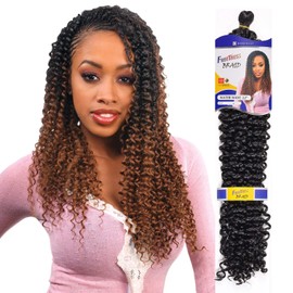 Synthetic Hair Braids FreeTress Water Wave Bulk 22" (4-Pack, 1B)