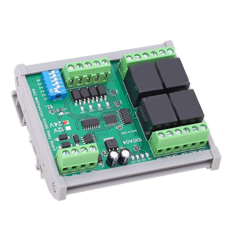 RS485 Relay Module 4 Channel RTU PCB Board with Housing