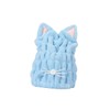 BIUDECO Cat Ear Hair Drying Towel Ultra-Absorbent Fast Drying Cap