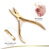 GlamorDove Hair Extension Tool Kit Microlink Pliers for Beads Feathers