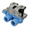 Water Inlet Valve Blue Double Head PP Washer Water Inlet