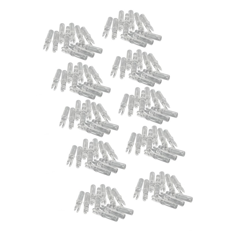 100pcs Archery Arrow Nock Durable Plastic Insert Arrow Nocks Light