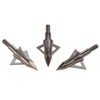 Bowhunting 100 Grain, 3 Blade Broadhead Steel Tips for Archery