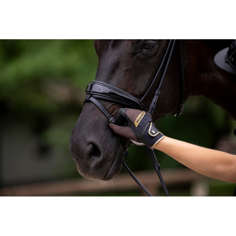 Roeckl Sports equestrian gloves MILLERO, summer riding glove, white 8.5