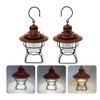 Outdoor Camping Lantern Portable Retro Camping Tent Light USB Rechargeable