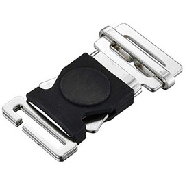 Kijima 401-203 Motorcycle Motorcycle Parts Helmet One-Touch Clip, Steel L (Supports up to 1.1 inch (27 mm) Width