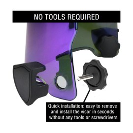 Football Visor Clips Football Visor Helmet Clips - Universal Fit (1 Pair) (black01)