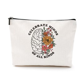 Speech Therapy Gifts Makeup Bag Speech Pathologist Gifts SLP Gifts Cosmetic Bag Speech Therapist Gift Thank You Appreciation Gift for Women Speech Language Pathologist New Teacher Birthday Christmas