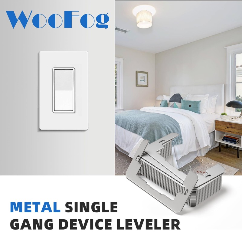 WooFog 15 Pcs Outlet Spacers for Electrical Box, Wall Plate