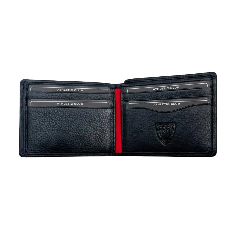 Athletic Club Bilbao Wallet Black De Mano Classic, black, Classic