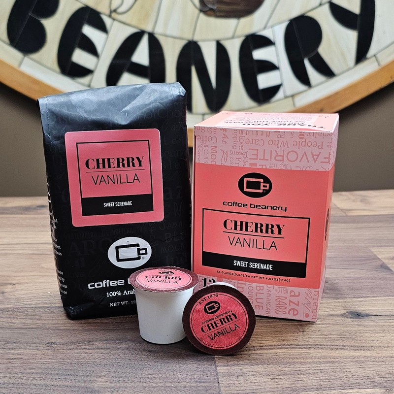 Cherry Vanilla Flavored Coffee by Coffee Beanery | Medium Roast,